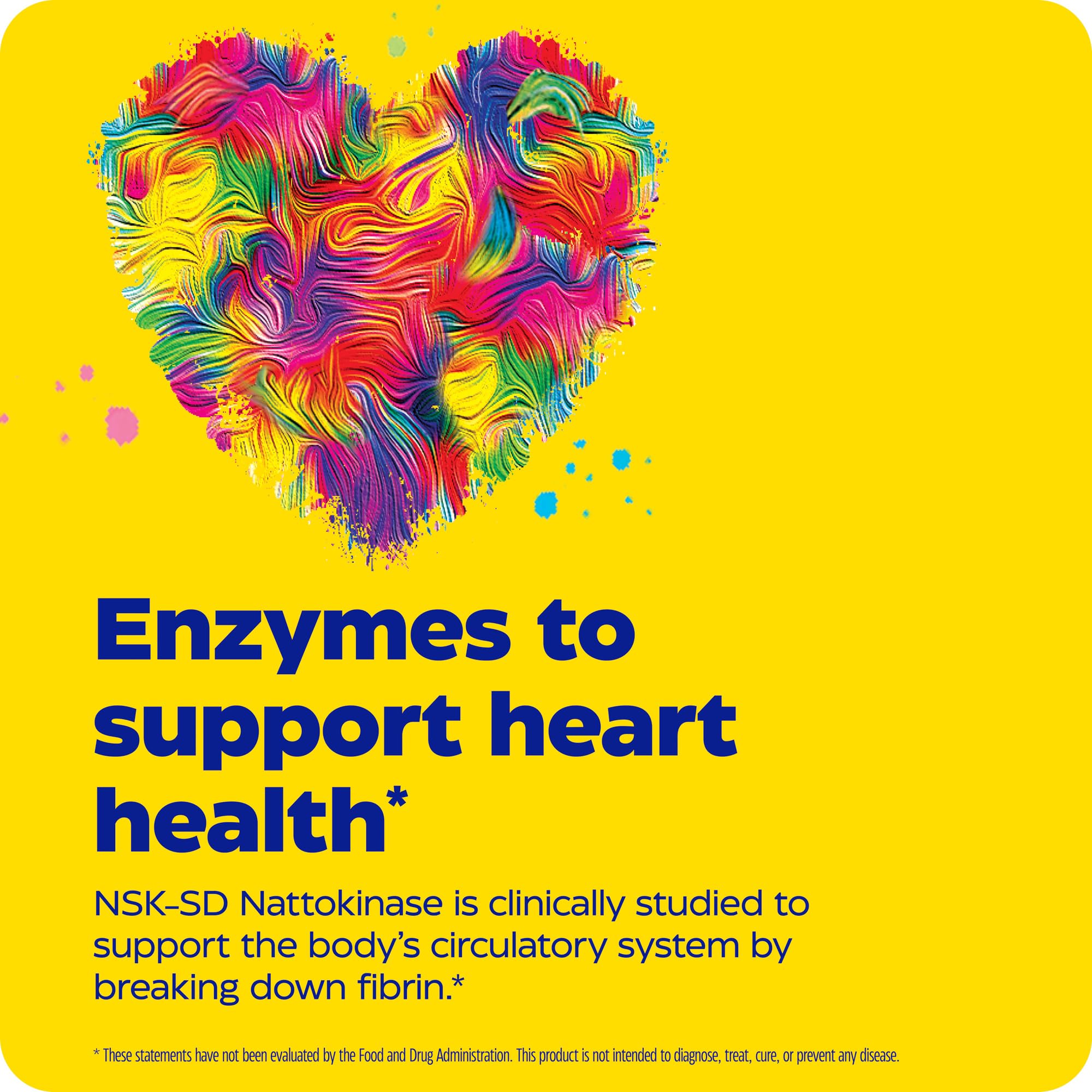 Enzymedica Natto-K back label showing ingredients.