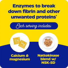 Enzymedica Natto-K capsules in hand for on-the-go use.