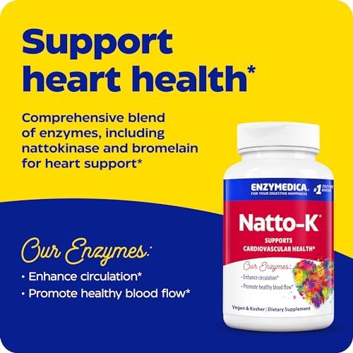 Natto-K capsules on white background ready for daily use.