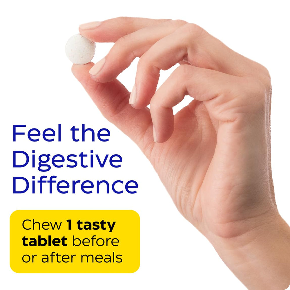Enzymedica Papaya Gold mint-flavored chewables for refreshing digestion.