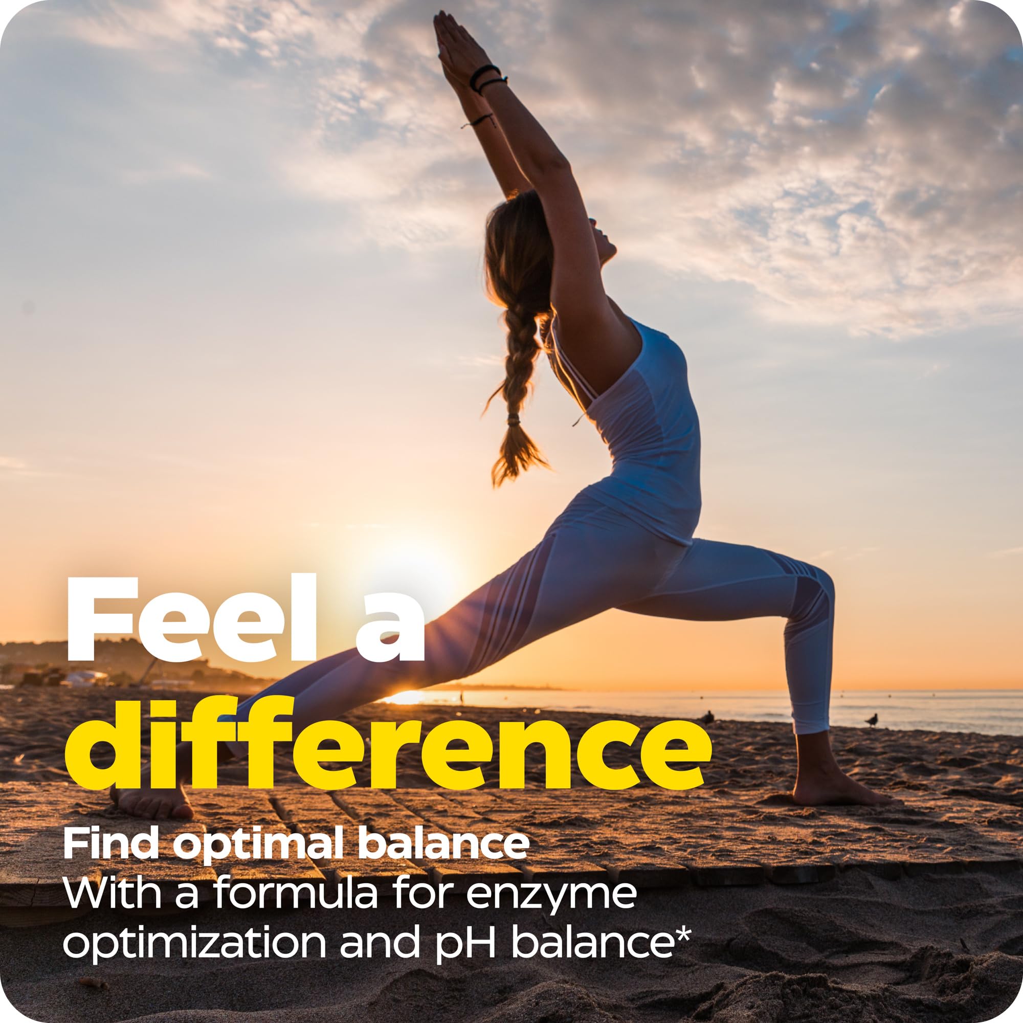 Enzymedica pH-Basic ingredients and nutrients, highlighting minerals calcium and magnesium.
