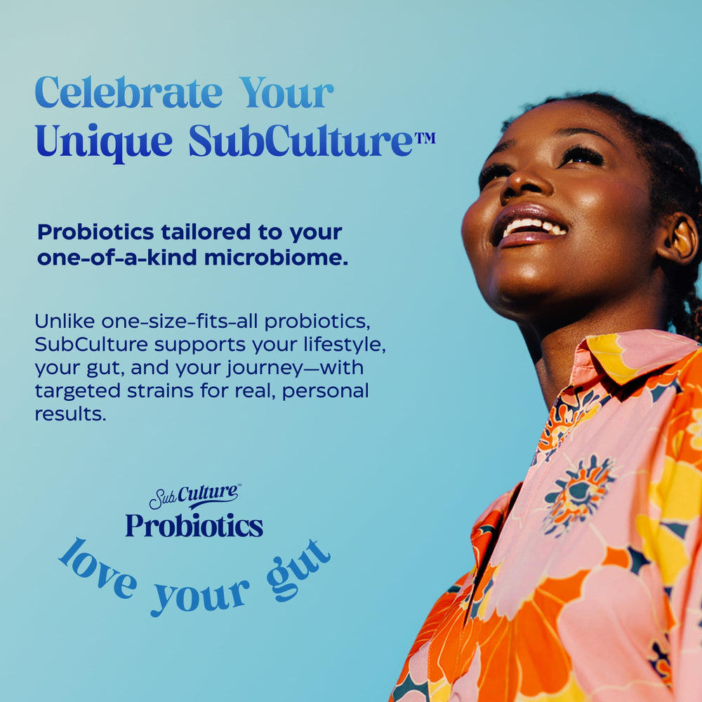 Enzymedica SubCulture Probiotics ingredients callout highlights 50B CFU.