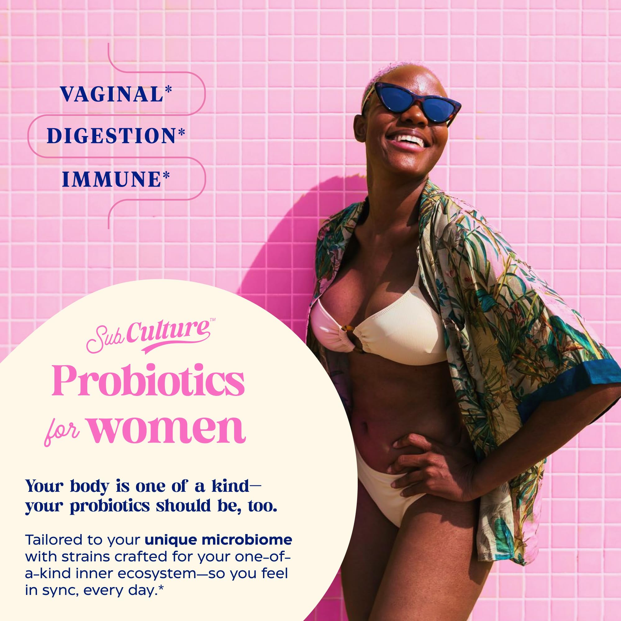 Enzymedica SubCulture Probiotics for Women dosage guidance for easy daily use.