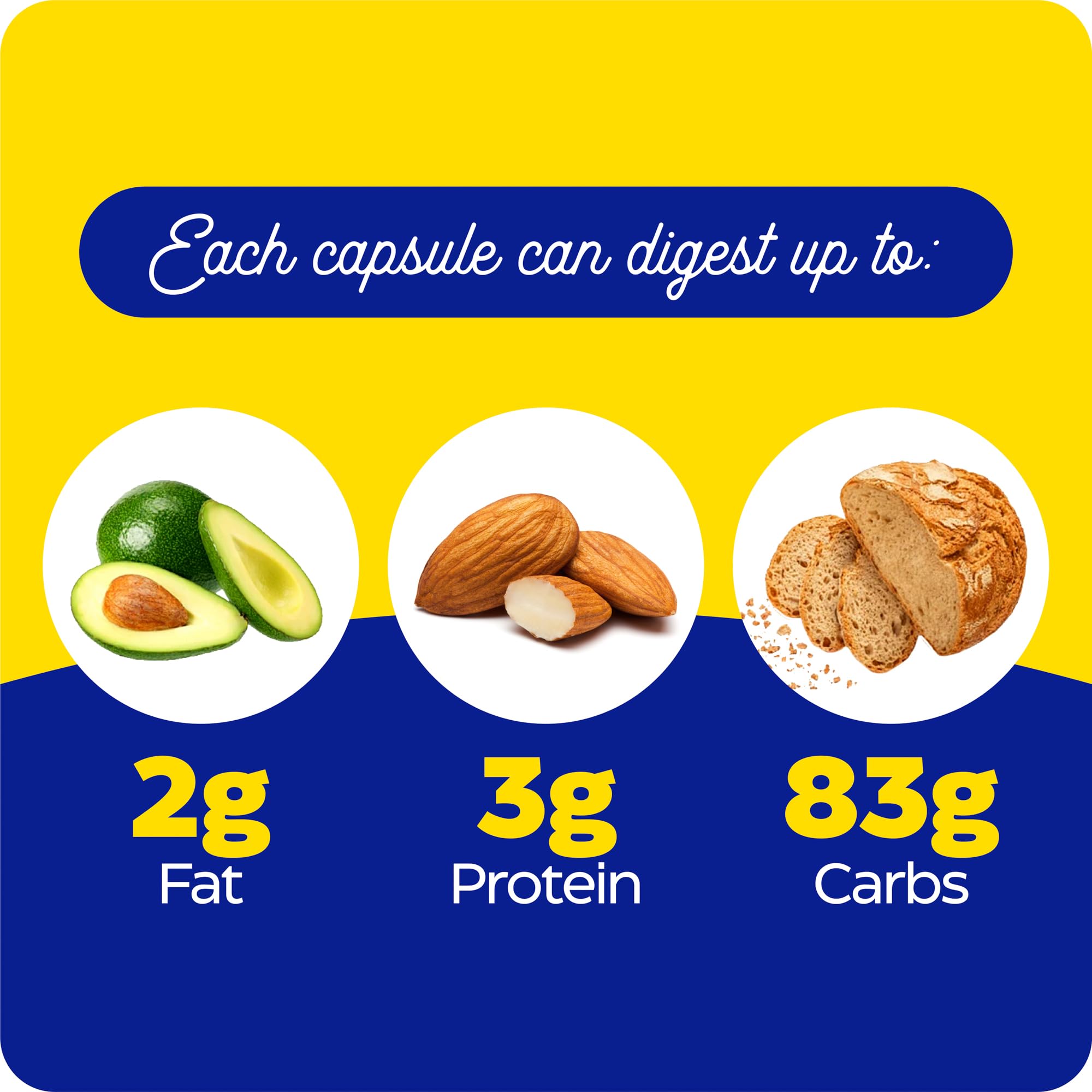 VeggieGest label graphic emphasizes 12-enzyme blend for meals.