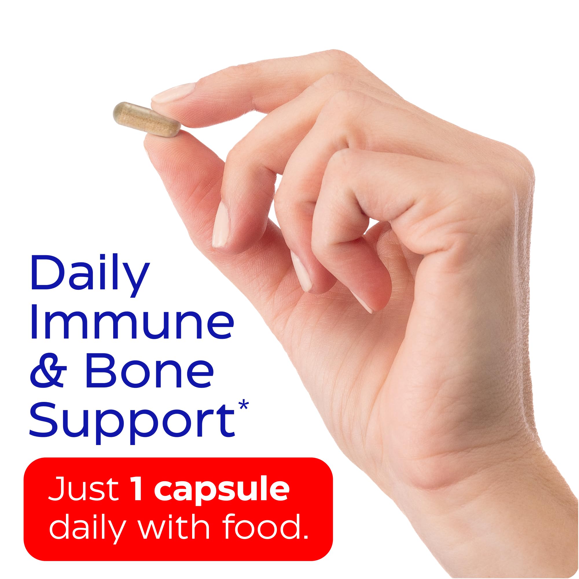 Shiitake mushroom inclusion in the Enzymedica D3 K2 blend for natural support.