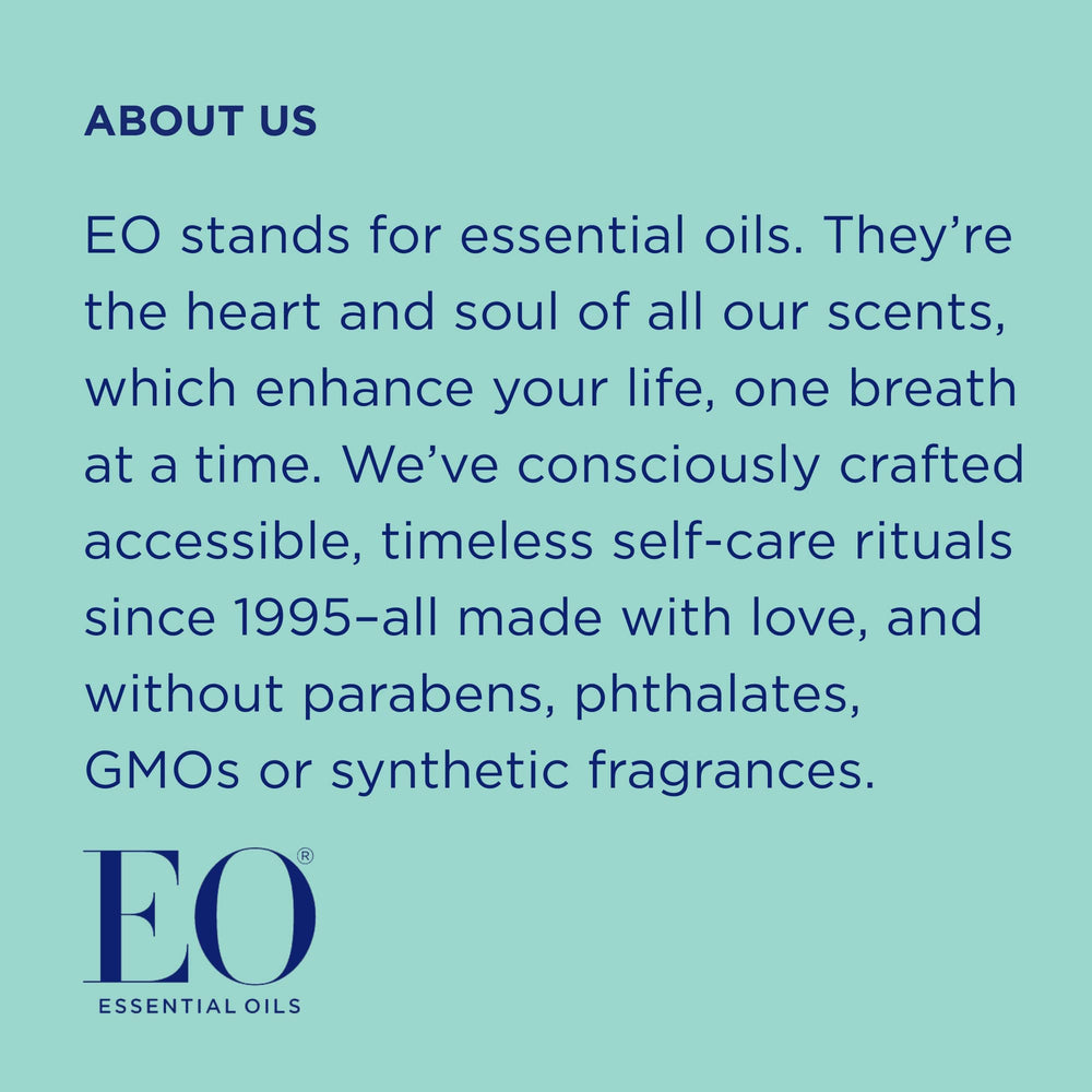 EO hand sanitizer with aloe and glycerin leaves hands soft after use