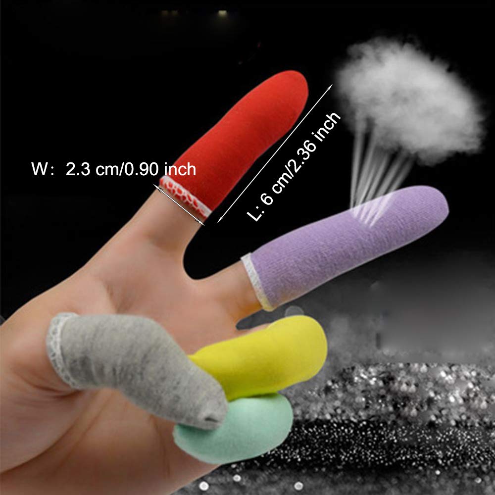 EORTA 100-piece random-color pack offers versatile finger protection.