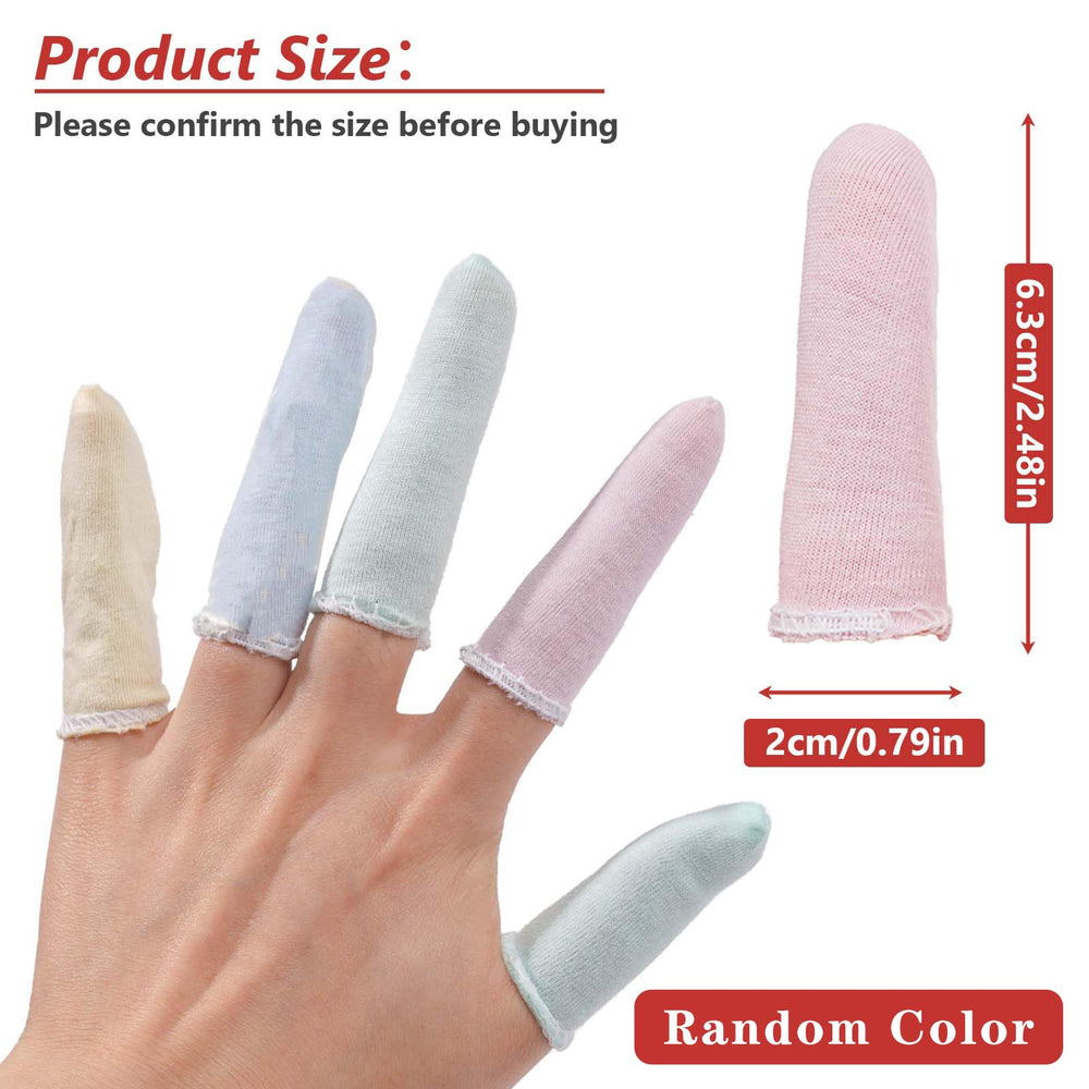 EORTA soft breathable cotton finger cots keep skin comfortable during precision work.