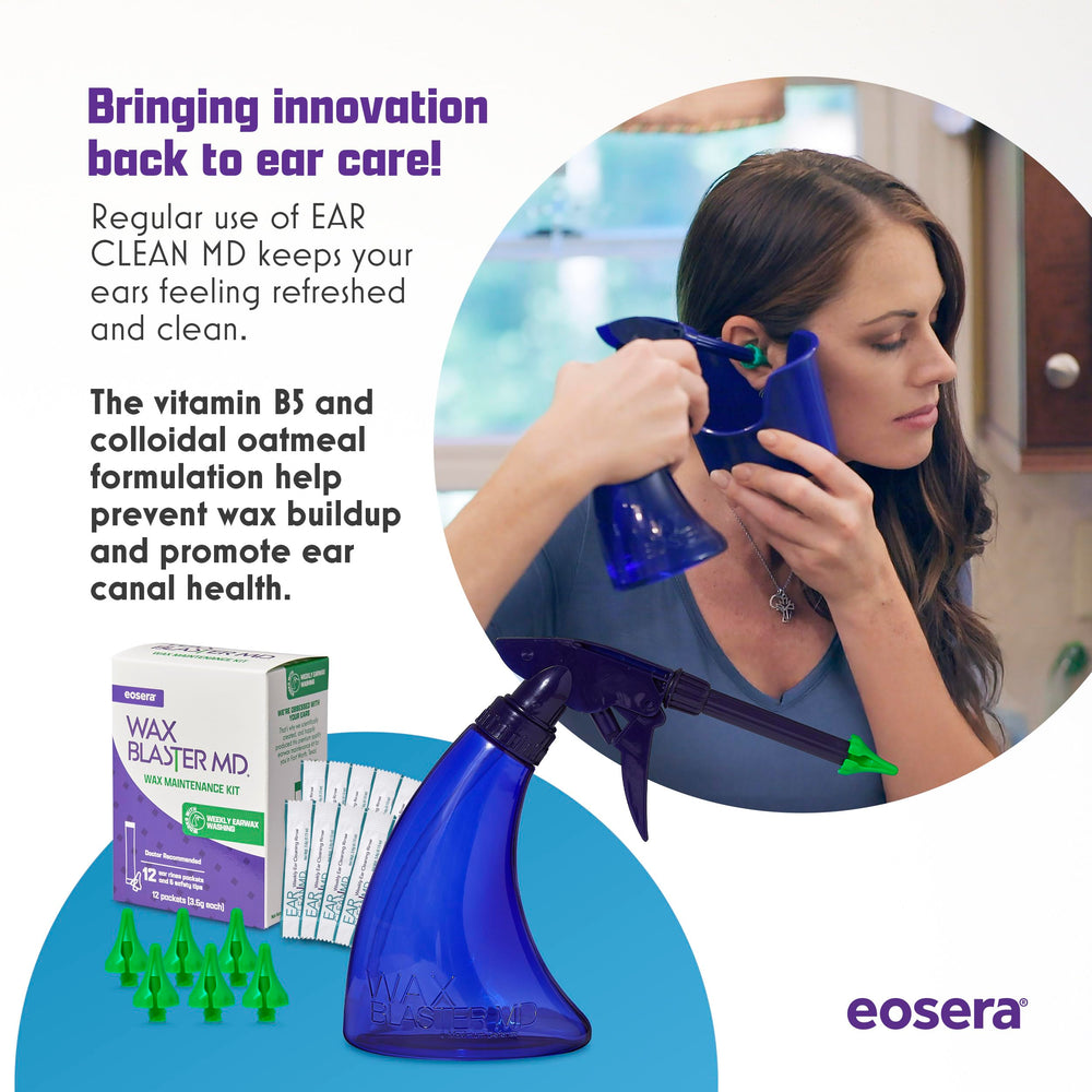 eosera Ear care weekly maintenance scene with clean ears.