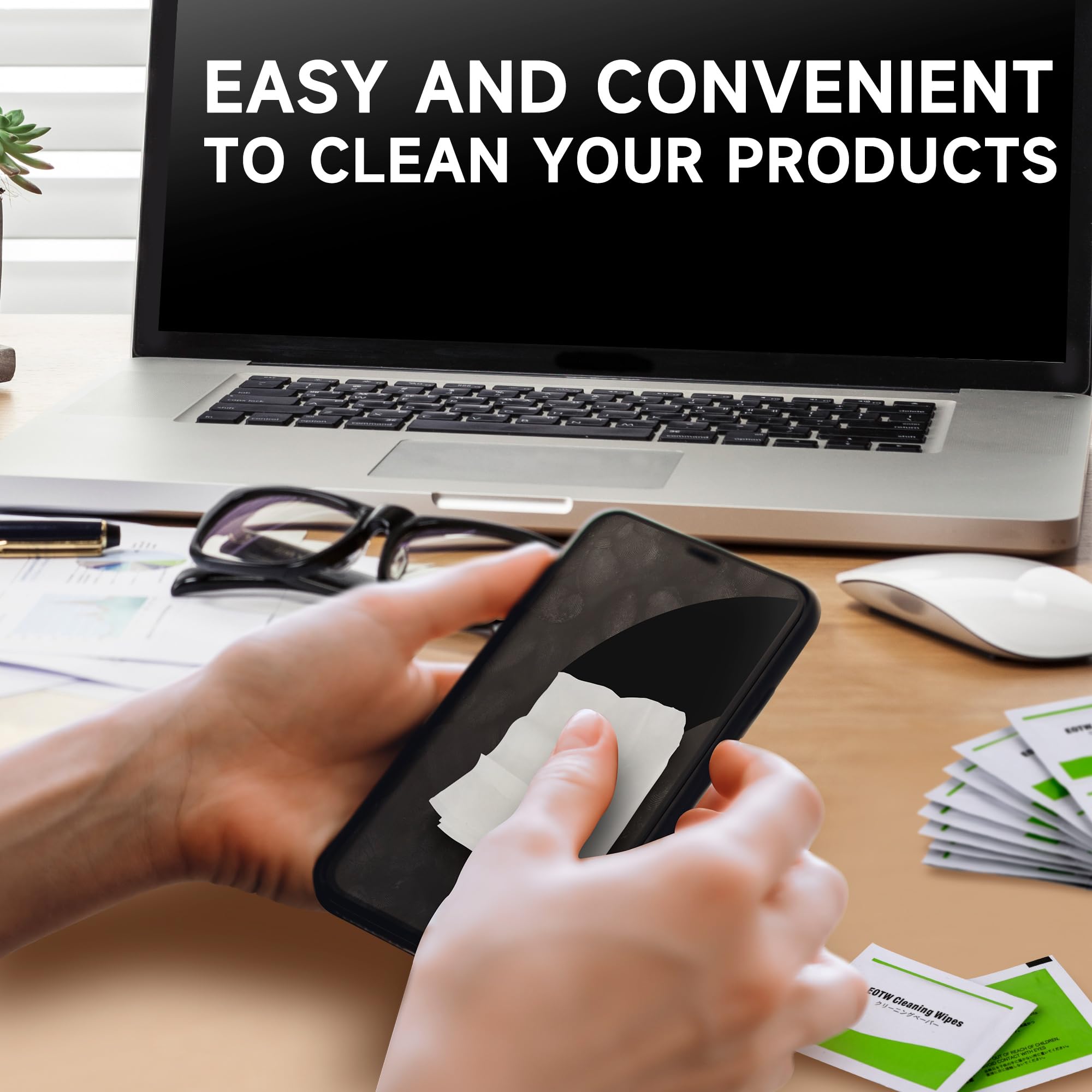 EOTW: limpieza rápida en dispositivos móviles como teléfonos y tabletas.