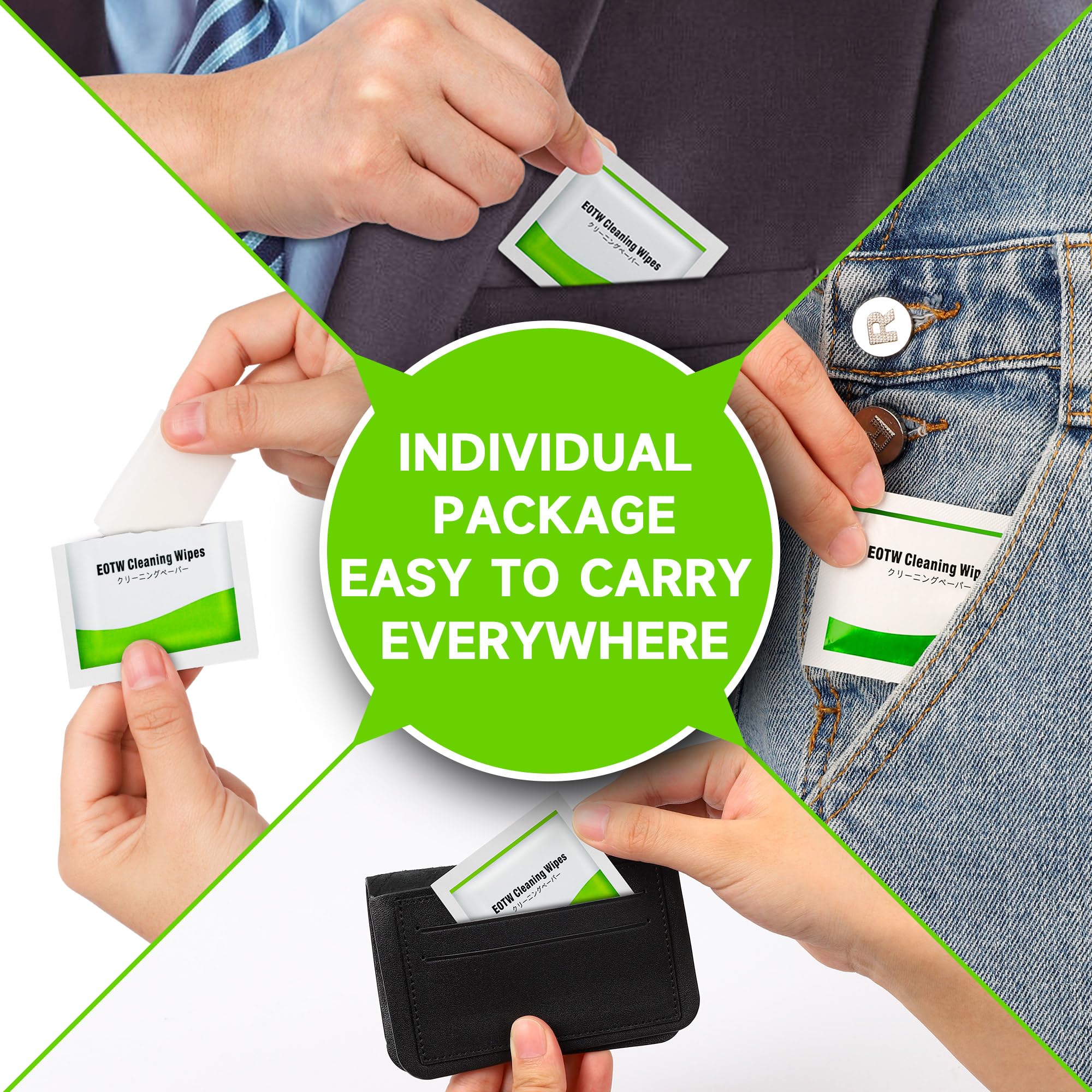 EOTW: toallitas compatibles con pantallas anti-reflejo para acabado claro.