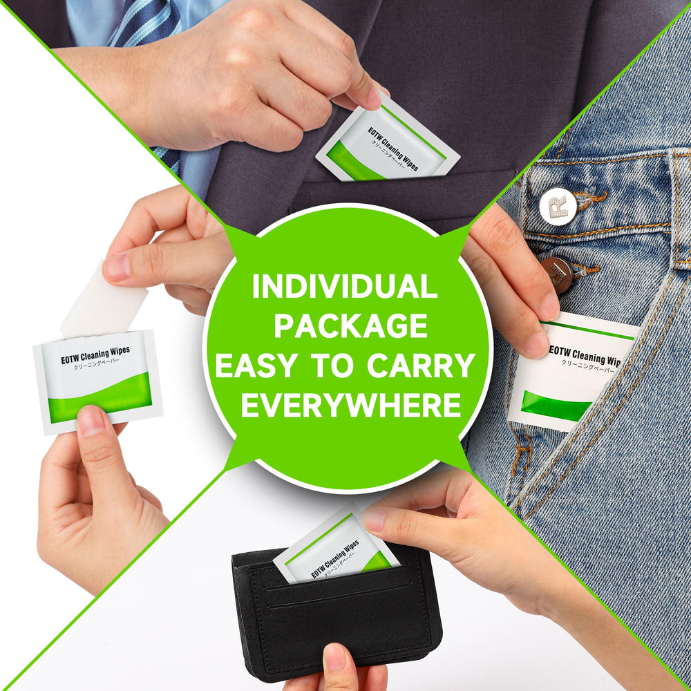 EOTW: toallitas compatibles con pantallas anti-reflejo para acabado claro.