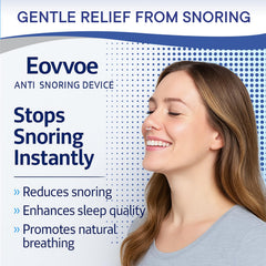 Adjustable-fit Eovvoe nasal opener on nose for secure, comfortable wear.