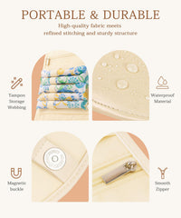 EPEDAL24 smooth nylon interior keeps items clean and easy to wipe.