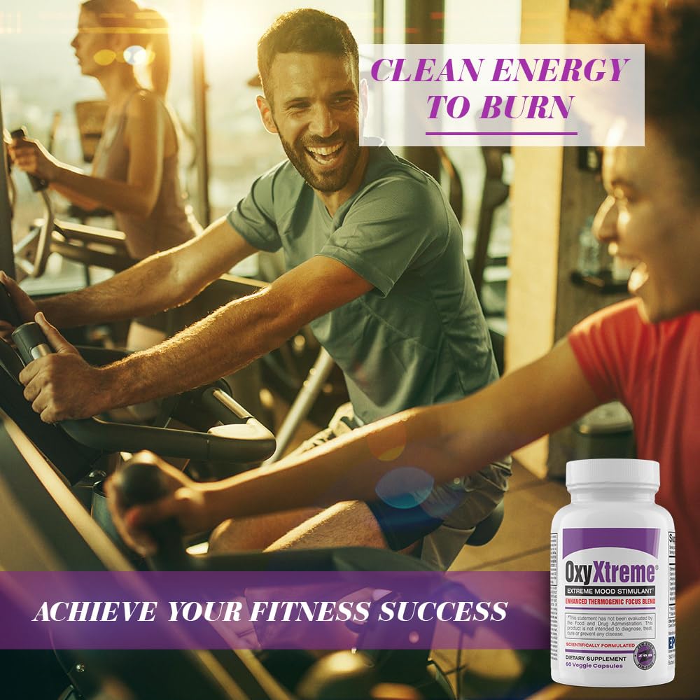 EPG Oxy Xtreme serving suggestion showing two capsules for customizable energy.