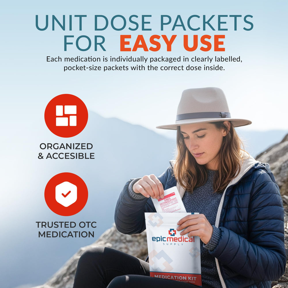 Epic Medical Supply: kit de emergencia compacto para casa o viaje.