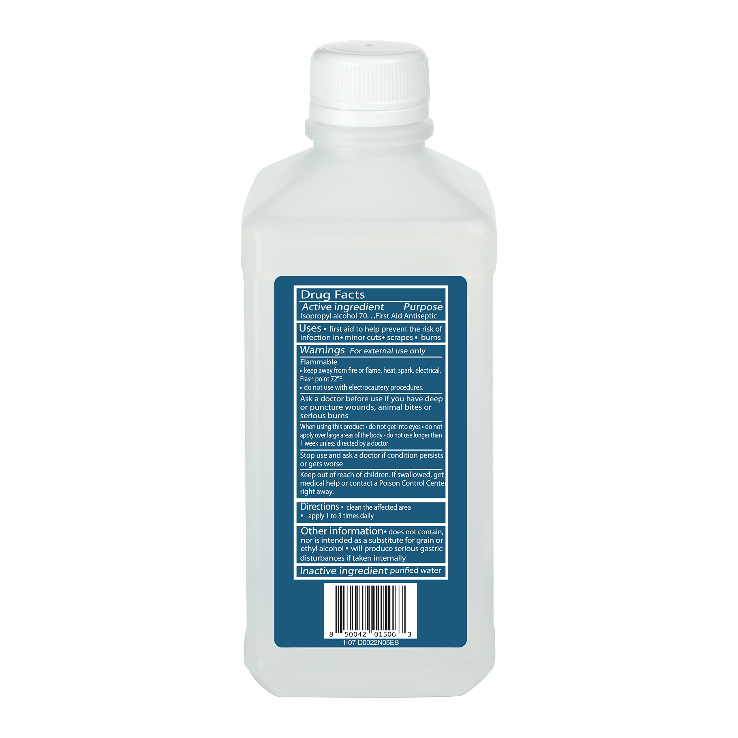 Epic Medical Supply bottle label highlights safety and storage guidance.
