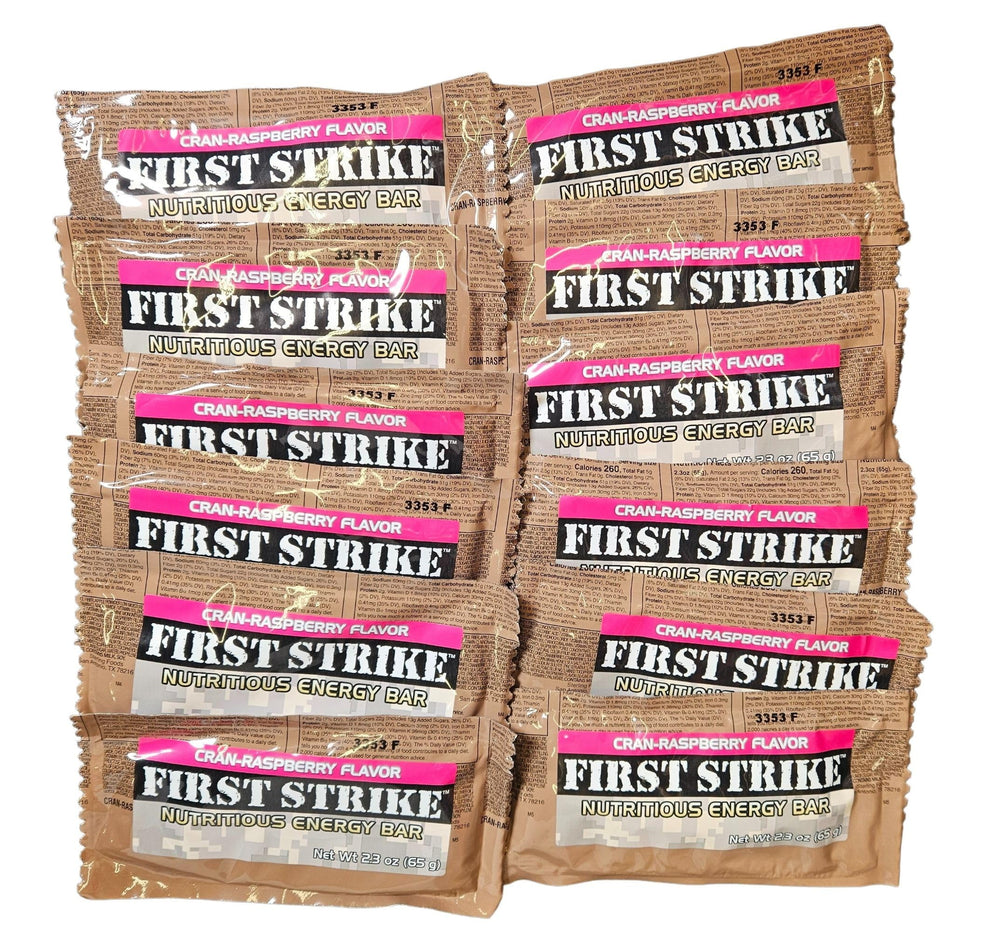 EPIDEMIC PROOF First Strike Energy Bar, full-size 2.3oz, on-the-go energy for quick boosts.