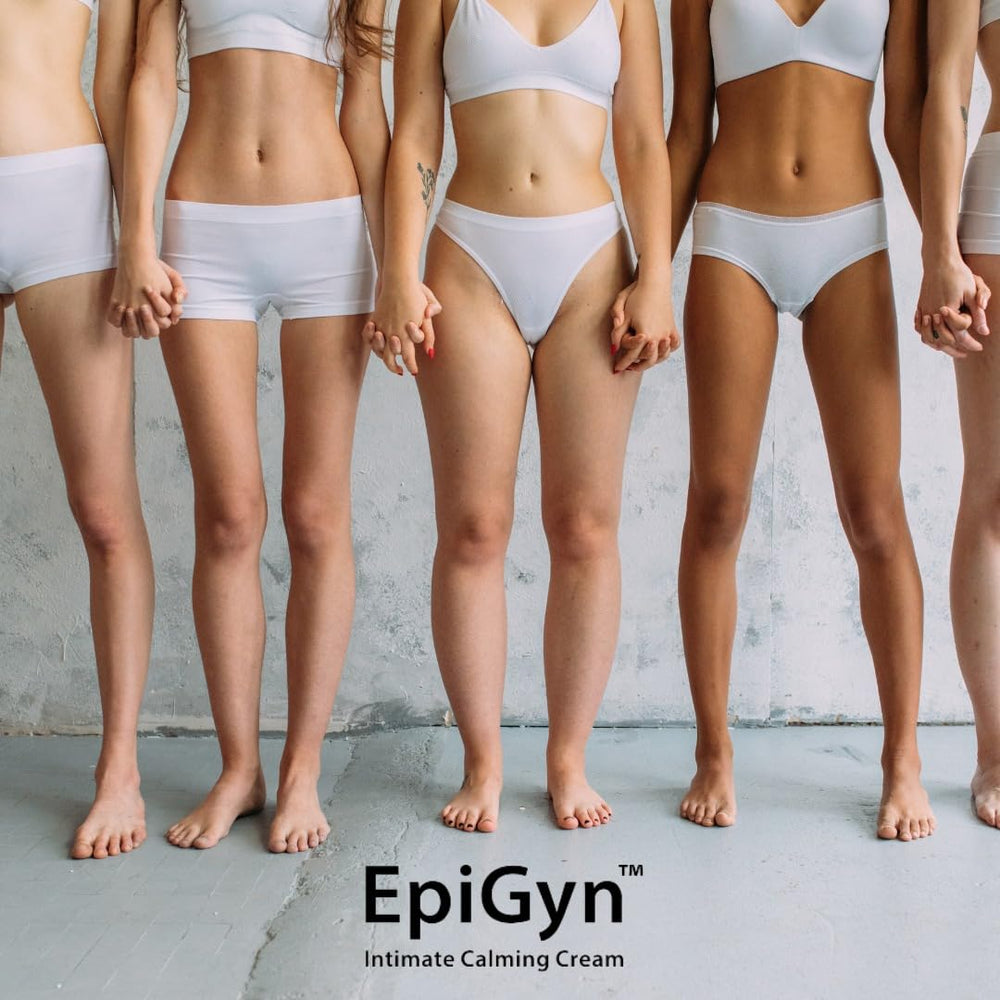 Applying EpiGyn on the hand for easy at-home use.