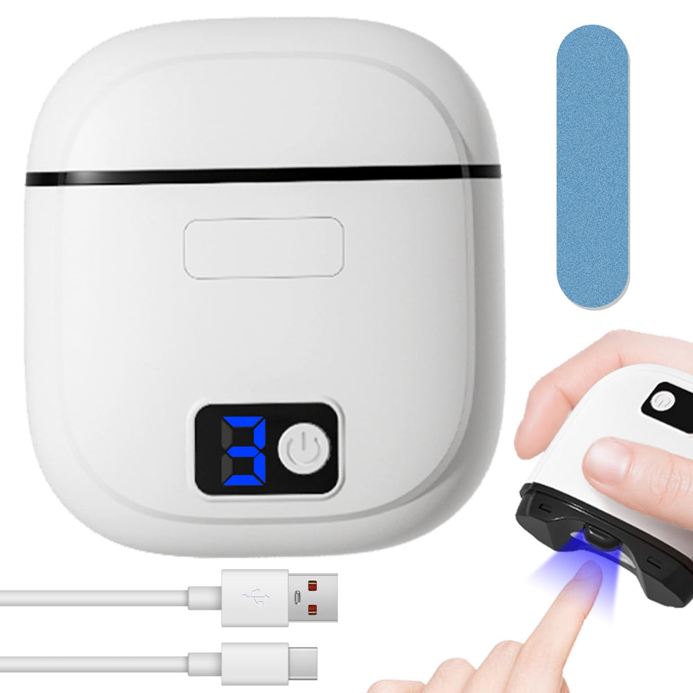 Epinovo electric nail clipper with ergonomic grip for easy trimming