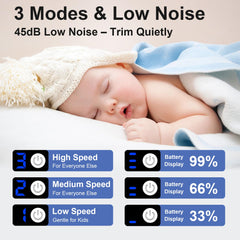 Epinovo electric nail clipper front LED light for precision in low light