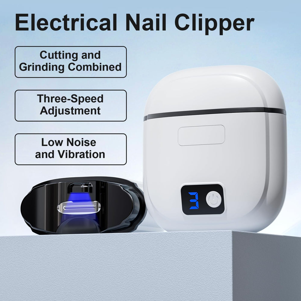 Epinovo electric nail clipper USB-C charging for travel-ready power