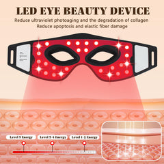 Epinuo eye mask made of soft silicone for gentle wear.