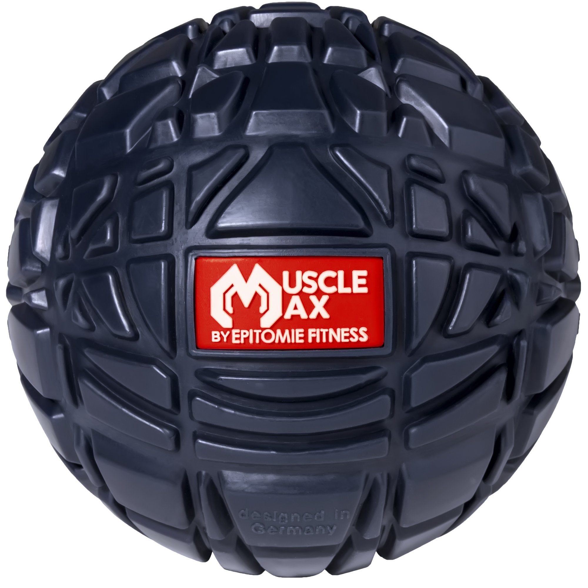 Epitomie Fitness Muscle Max massage ball in front view for targeted deep tissue work