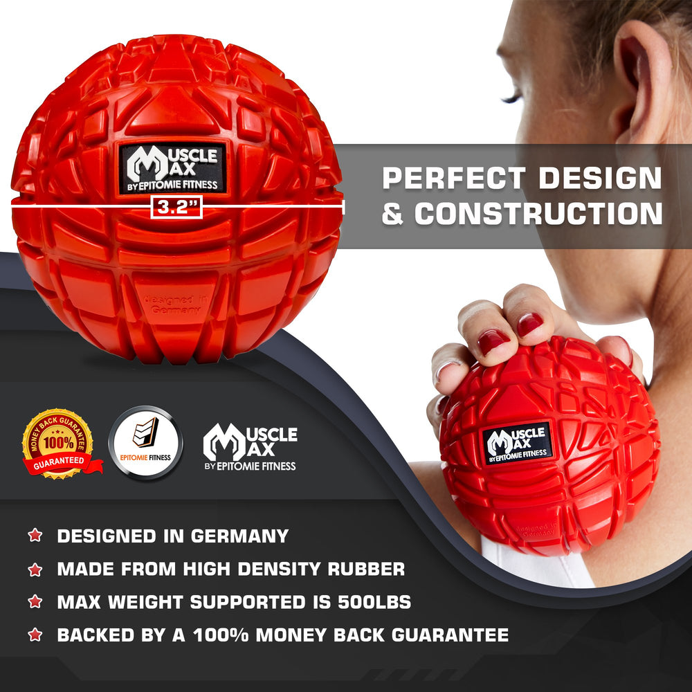 High-density rubber construction of the Muscle Max Ball