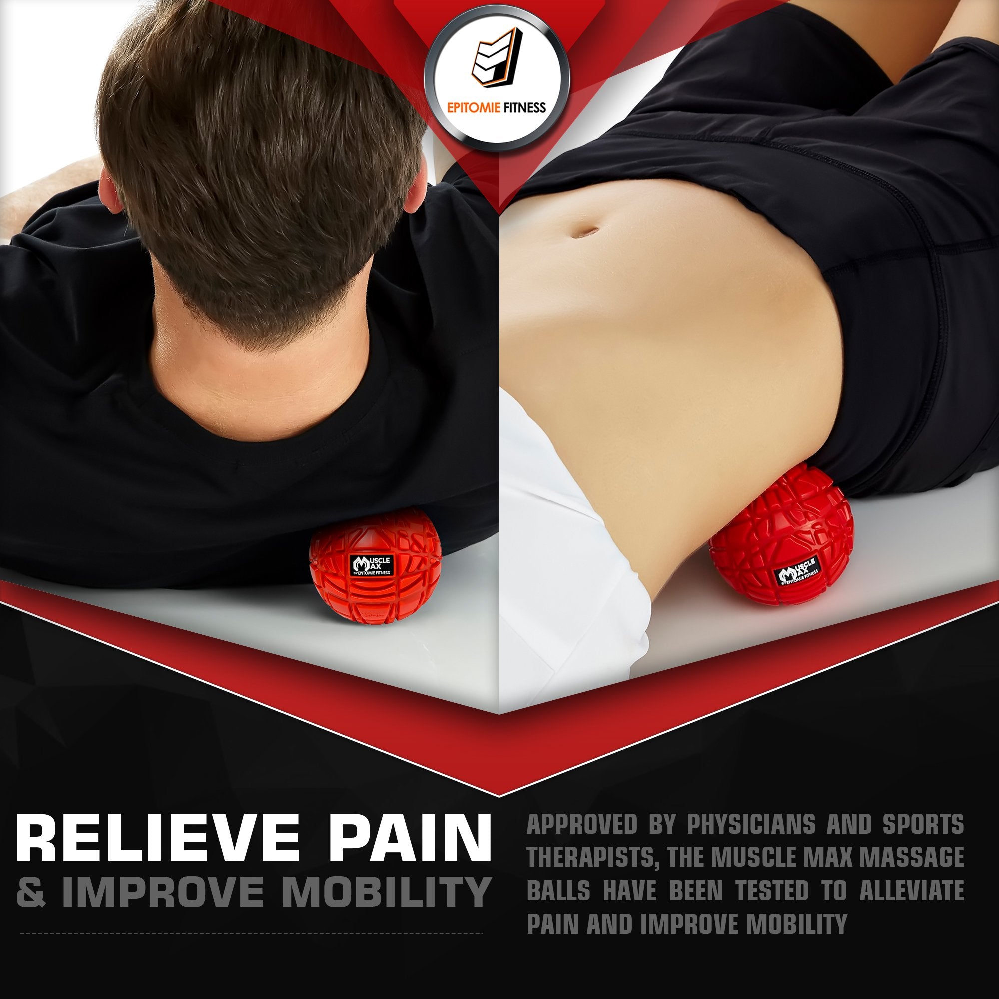 Wall crawl technique with the Muscle Max Ball to roll out stiffness