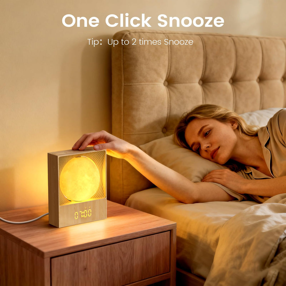 Epochleno countdown timer synchronizes lights and sounds for timed wind-down.