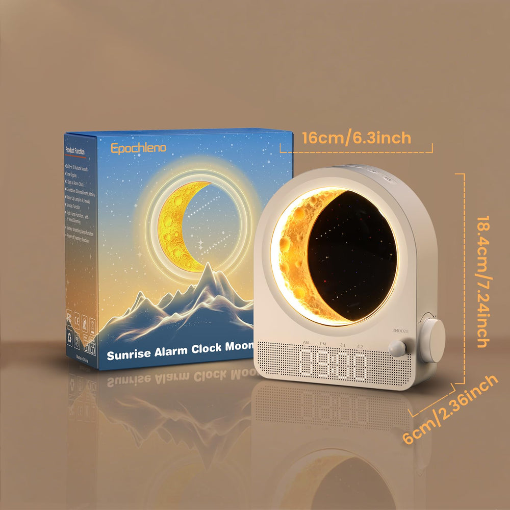 Epochleno Sunrise Alarm Clock gift-ready packaging ideal for special occasions.