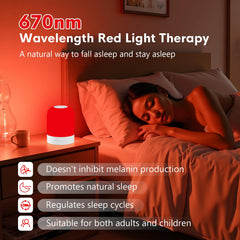 EPOE 670nm red light wavelength ambiance for relaxed bedtime routine
