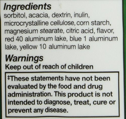 Equate Fiber Supplement sugar-free label on bottle