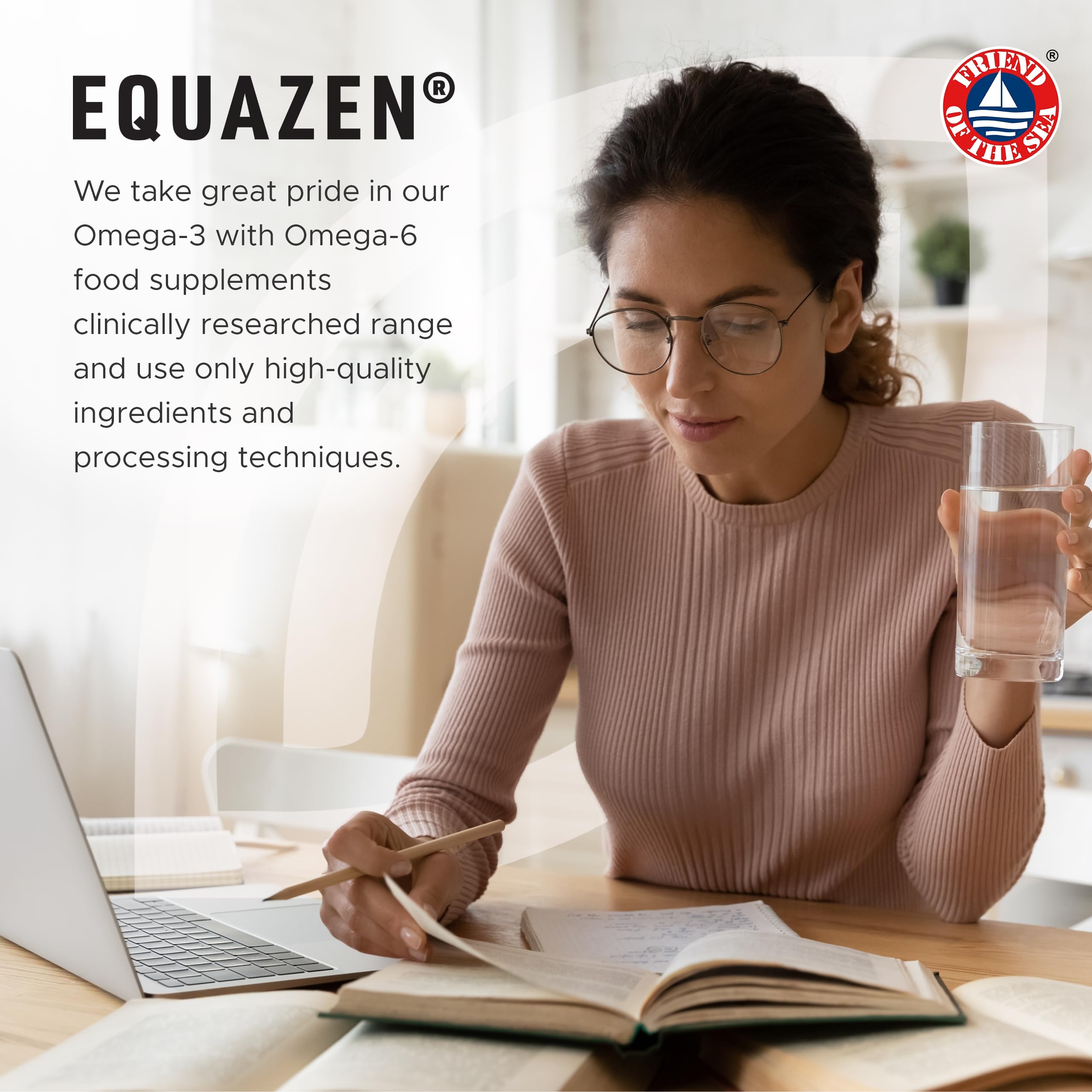 Equazen Eye Q Chews on shelf, accessible omega-3-6 option.