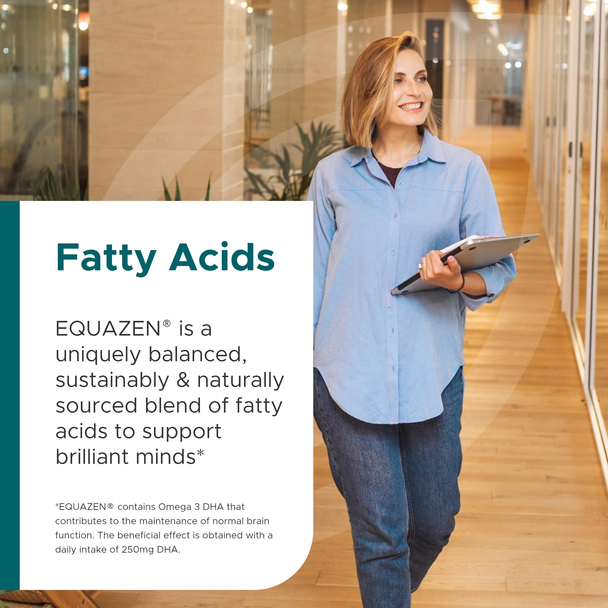 Softgel capsules of Equazen Eye Q for easy daily swallowing.