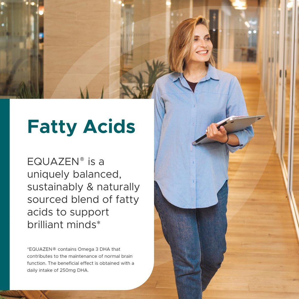 Softgel capsules of Equazen Eye Q for easy daily swallowing.