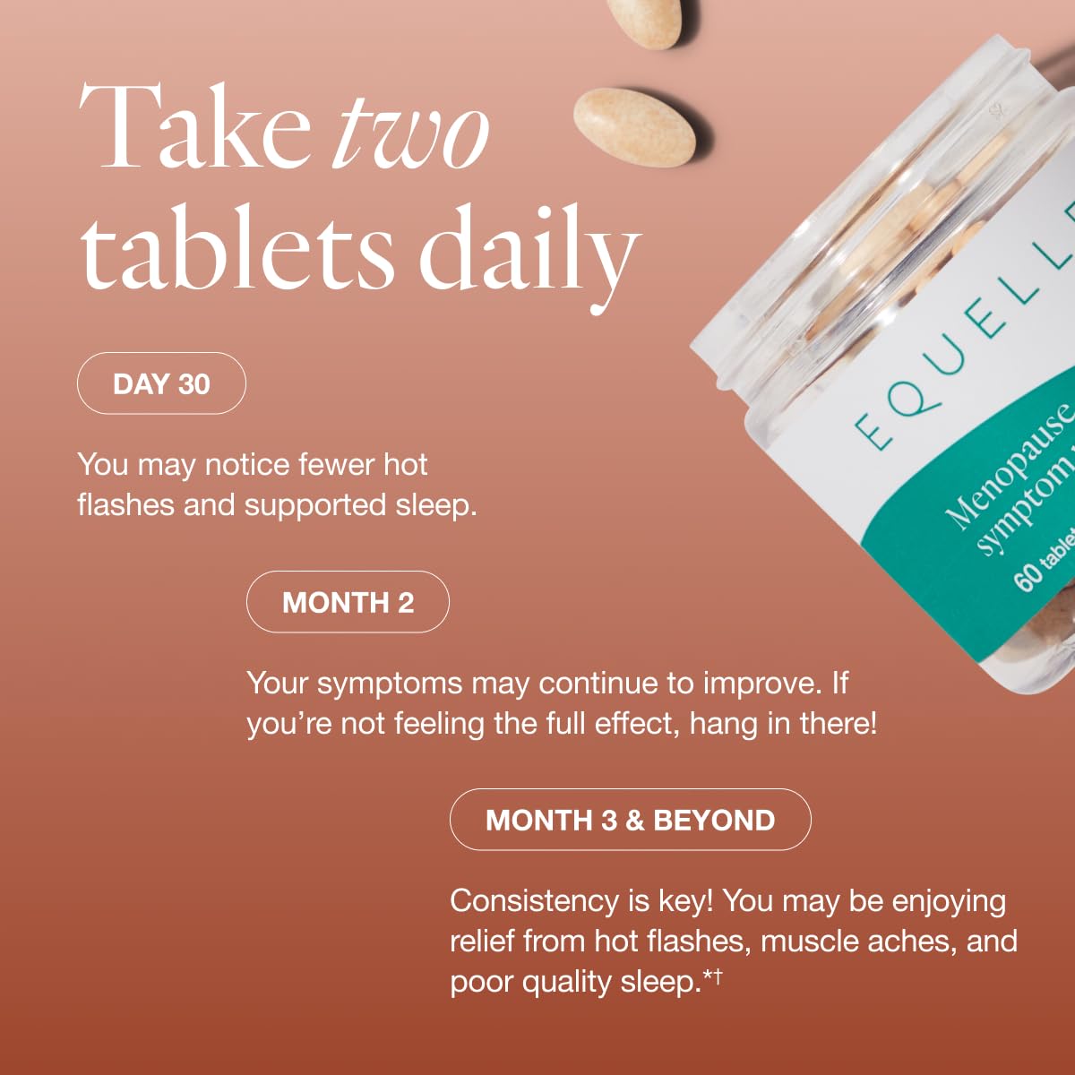 Equelle bone-health-support formula aids daily vitality without hormones.