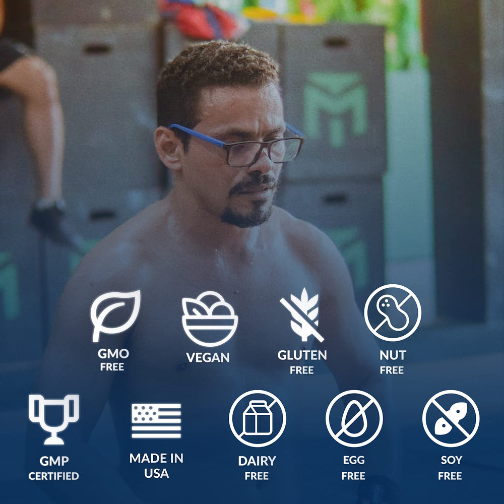 Equilife gluten-free dairy-free label confirms allergen-friendly formulation.