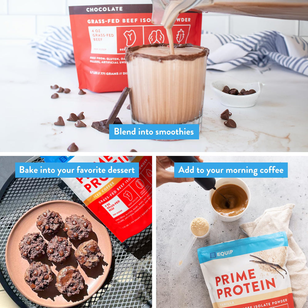 Close-up of Prime Protein label highlighting dairy-free and gluten-free features.