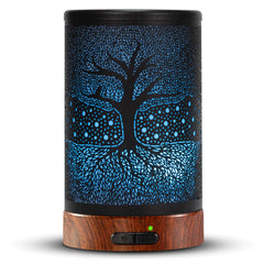 EQUSUPRO Aromatherapy Diffuser 150ml top view on desk, compact home scent for workspace.