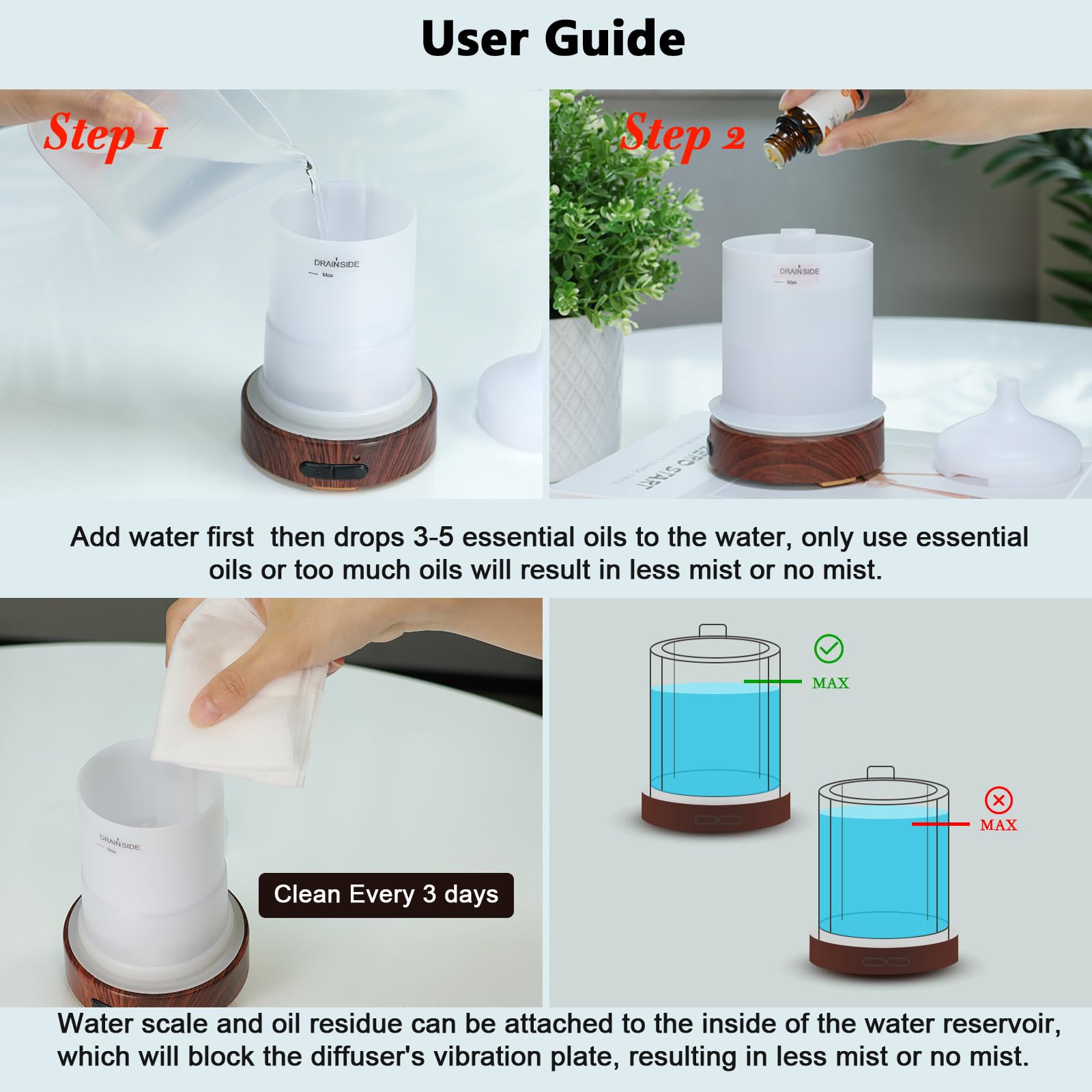 EQUSUPRO aroma diffuser gift-ready packaging for home or office.