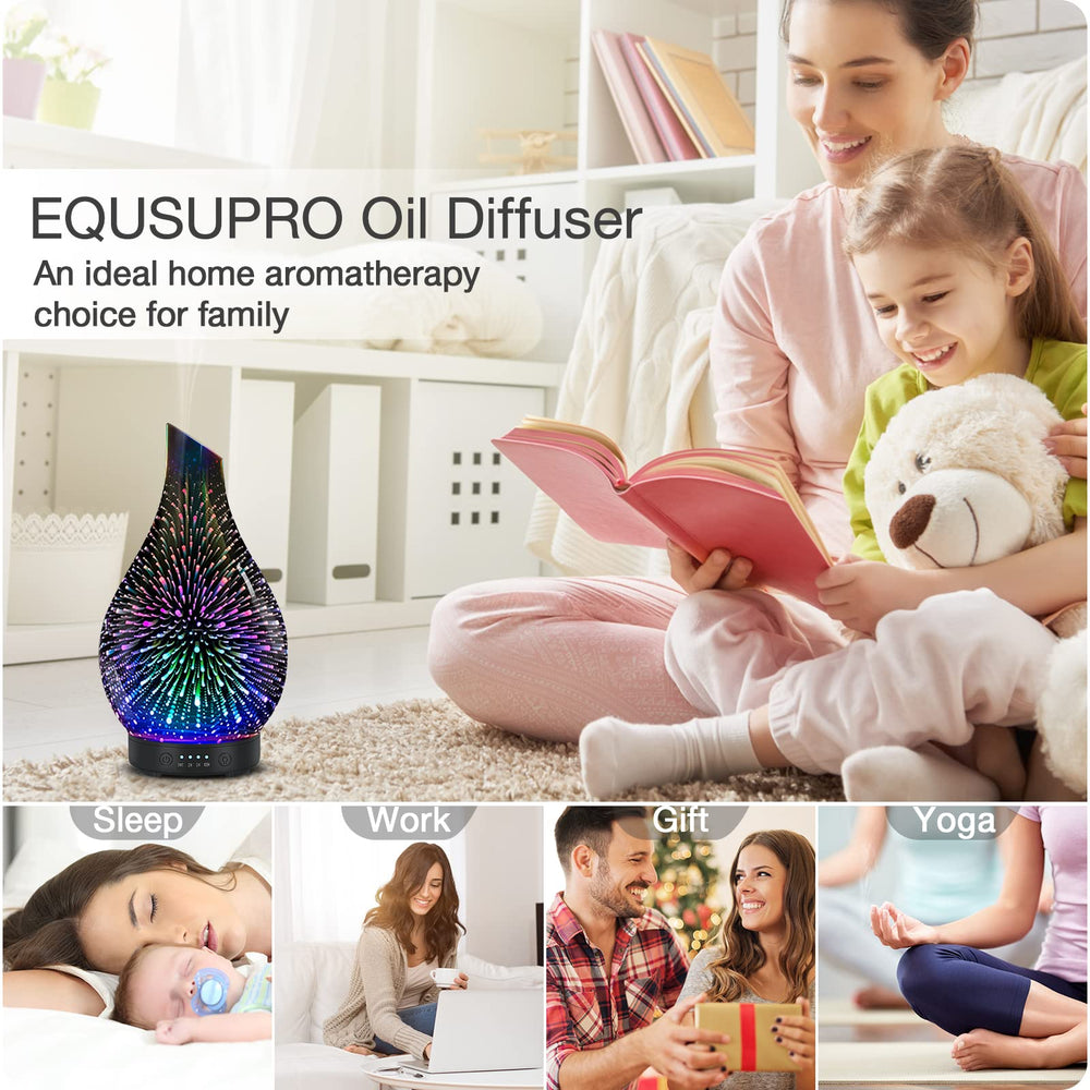 EQUSUPRO diffuser with 120ml tank for longer fragrance sessions