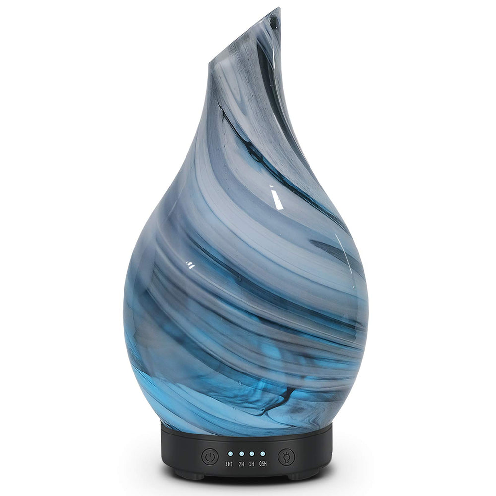 EQUSUPRO diffuser with glass cover adds elegant aroma to living room