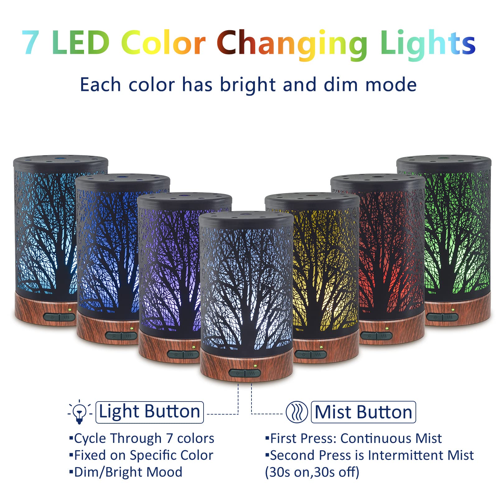 EQUSUPRO ultrasonic diffuser emitting cool mist for home comfort