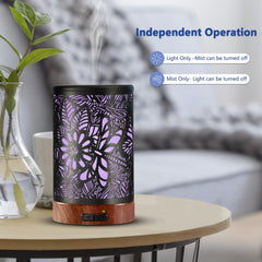 EQUSUPRO seven-color LED diffuser offers customizable mood lighting and decor appeal.