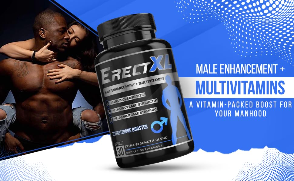ErectXL packaging box presents a convenient daily supplement.