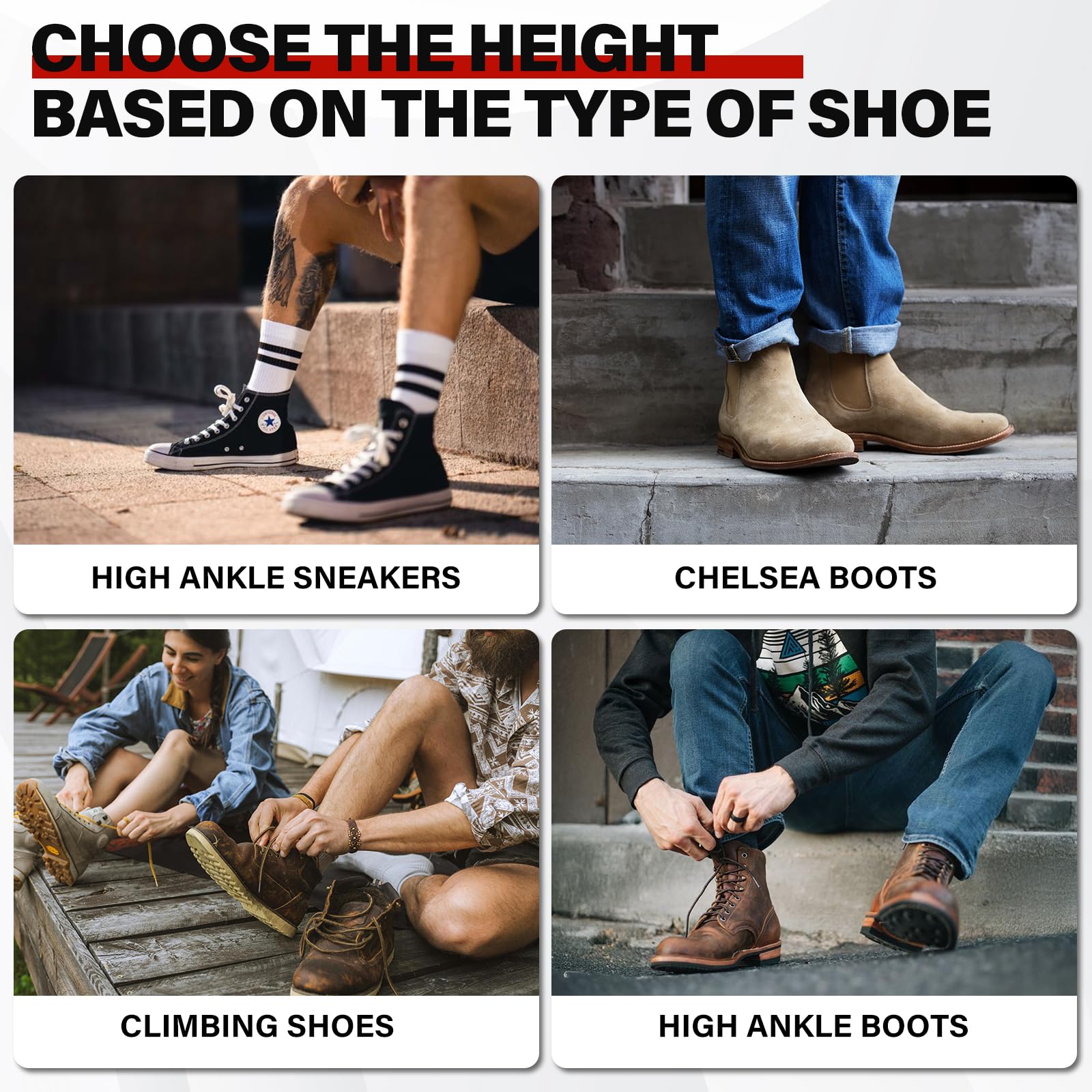 ERGOfoot breathable top layer maintains dry feet during extended wear