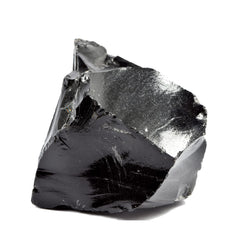 Erliway Black Obsidian raw crystal in large 1.25-2 inch size for tumbling and display