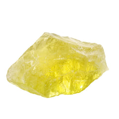 Erliway Citrine raw crystal, large 1.25-2 in, ideal for decorative displays and feng shui.